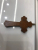 Wood Cross and alloy like, key chain necklace matching, DIY