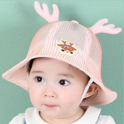 Sun hat for children summer male fashion thin mesh baby Sun hat for 1-2 year old girl baby fisherman hat