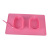 Pet folding double bowl traveling out portable Pet bowl silicone bowl Pet storage bowl food plate basin