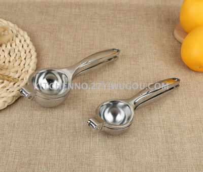 Large lemon clip thickened zinc-alloy mini lemon clip home orange lemon juicer