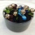 Twelve flower bead rubber bands