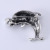 Korean Version of the Creative Fashion Diamond Dolphin Animal Brooch Source New Freshwater Pearl Corsage Cool All-Matching Clothing