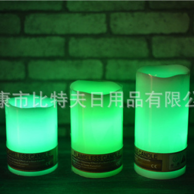 18 key fashionable electronic remote control candle lamp wave mouth wax lamp wedding path lead to change color candle lamp