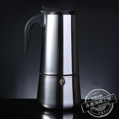 New Moka Pot Household Coffee Maker Italian Stainless Steel Italian Hand Made Coffee Maker Set