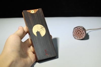 Yunting process with incense box - point dual-purpose to carry sandalwood aloes ebony