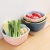 Living Room Two-Color Draining Basket Kitchen Multi-Purpose Double-Layer Vegetable Washing Basket Fruit Basket Home Creative Two-Color Water Filtering Fruit and Vegetable Basket