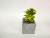 New concrete basin simulation plant succulent bonsai mixed style PU succulent plant decorative flowers