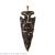New styles natural gemstone arrow shape necklace pendant