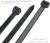 Cable strap 75 LBS 100 standard load synthetic package UV black 8 \\\"white and black optional