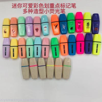 Manufacturers direct macaron color fans you highlighter students color marking markers office stationery wholesale