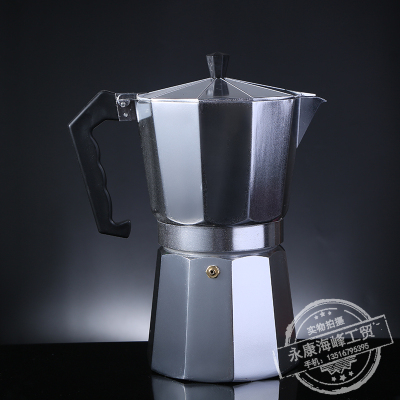 Moka Pot Coffee Percolator Coffee Maker Household Italian Hand Made Coffee Maker Aluminum