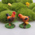Resin Animal Ornaments Rooster Hen Moss Micro Landscape Ornaments Succulent Flowerpot Decoration Chick Wholesale