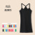 Wholesale summer fitness all - in - one base vest for participants with a solid color Y word halter with coarse thread I vest