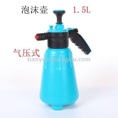 New car wash hand pressure car wash liquid foam spray bottle plastic pot cleaning machine car washing tools