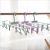 Creative Windproof Plastic 12-Clip Foldable Hanger Underwear Socks Drying Hanger Non-Slip Clothes Clip