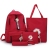 Four-Piece Set Little Daisy Student Schoolbag Tuition Bag Messenger Bag Pencil Case Opening Season