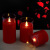 LED remote control electronic candle glass candle confession candle home wedding club bar hotel