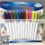 12-color white board pen card set can be wiped color white board notes pen color pen with magnet with board eraser