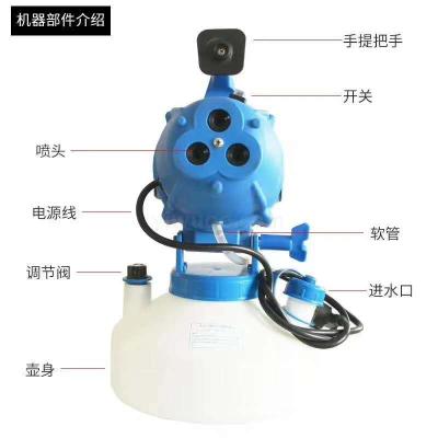 Ultra low volume Sprayer and A watery - and vast ULV sprayer 4l single-hole/three-hole atomizing Spray