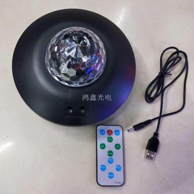 Hot new mini laser magic ball lamp two-in-one festive decorative lights KTV bar atmosphere light equipment