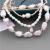 Yongfang jewelry fashion multi-layer fresh water Pearl chain bracelet string natural pearl handcraft jewelry