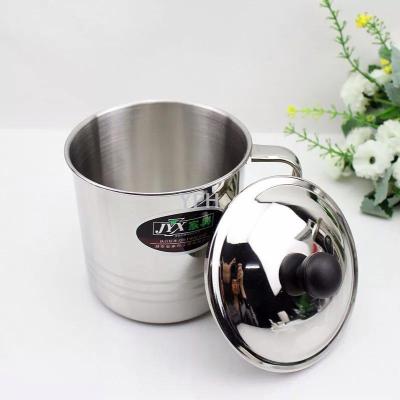 Jiaxing Cup Non-Magnetic Stainless Steel Water Cup with Cover Office Kindergarten Tea Cup Tumbler Cool Water Pot