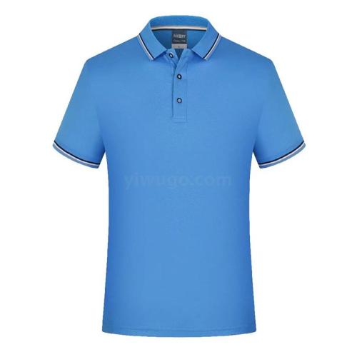 Work Clothes Customized T-shirt Work Clothes Polo Shirt Men and Women Business Attire Summer Work Clothes Logo Embroidery Pint