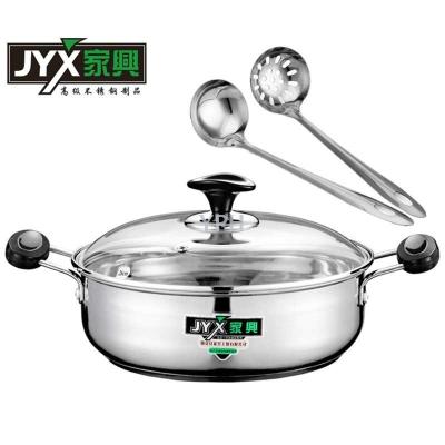 Jiaxing Stainless Steel LittleHelper Hot Pot Double Bottom Induction Cooker Side Stove Double Bottom Soup Pot Domestic Hot Pot