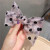 Korean Yarn Polka Dot Barrettes Back Head Sweet Temperament Large Bow Duckbill Clip Elegant Side Clip Headdress Hairpin