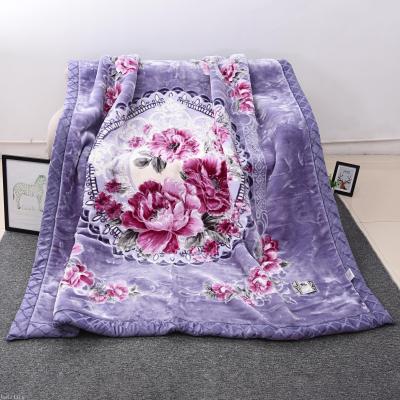 Bedclothes Jiali Lily Factory direct selling 6D new hand-craft cloud blanket high-end wedding blanket