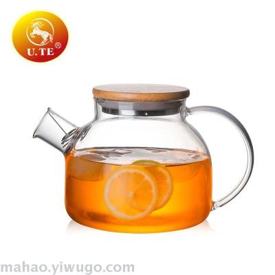 Thermostable high borosilicate glass teapot