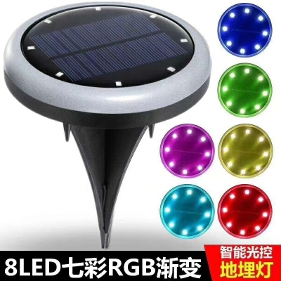 Souhui Solar Lighting Solar Underground Light Plastic Ground Lamp