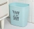 Y24-3837 Bathroom Solid Color Simple Trash Can Home Kitchen Living Room Office Storage Bucket