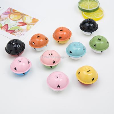 Supply Batch Delivery 40mm Five-Star Paint Two-Color Bell, Handbag Pendant, Affordable Price, Factory Direct Sales