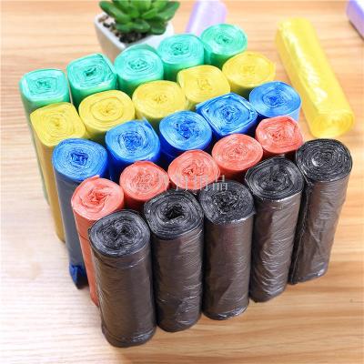 200G Garbage Bag New Material 45*50 Medium Point Break Thickened 5 Rolls Colorful Household Plastic Bag