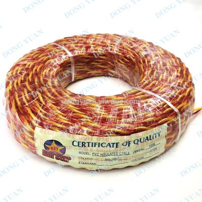 2*32 Transparent Yellow Twisted Cable