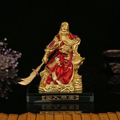 Car Interior Design Supplies Bottom Color God of War Guan Gong Factory Direct Sales Lord Guan the Second Base Car Alloy Ornaments