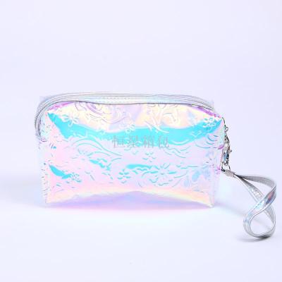 Colorful gradient design: portable cosmetic bag, travel toiletry bag, various colors and styles