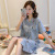 Silk nightdress women summer thin short sleeve V neck sexy ice Silk spring and autumn large size pajamas can wear home service