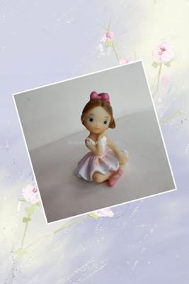 New Cartoon Pretty Girl Dancing Girl Domestic Export Fine Ornaments Toy Decoration Students' Supplies