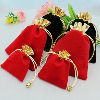20. Jewelry bag flannelette bag red bag