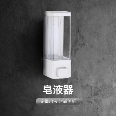 Hotel Soap Dispenser Hand Washing Machine Bottle Manual Press Wall-Mounted Household Shower Gel Shampoo Box