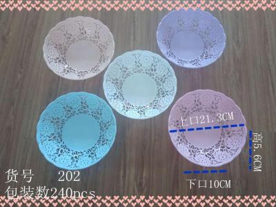 WS- small plastic fruit plate melon seed fruit plate small snack candy plate dry fruit plate