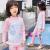Hot style flamingo pattern split swimsuit for children