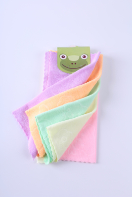 Microfiber Rag Embossed Absorbent Nice Household Cleaning Towel Domestic Cleaning Supplies
