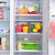 Refrigerator storage box double crisper food dumpling box freezer box kitchen vegetable household crisper plastic storage