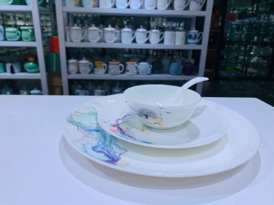 Yaohuida Bone Porcelain Ceramic Tableware Western Tableware Ceramic Supplies