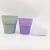 Plastic flowerpot wastebasket with geometric circular hollow out basin