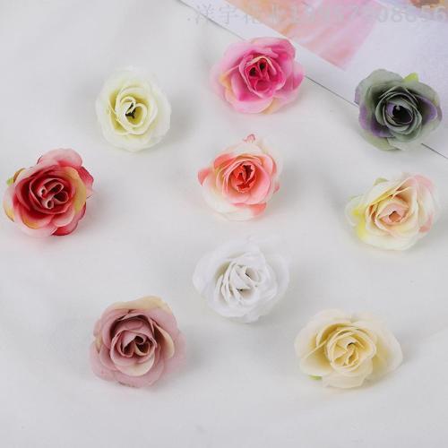 factory direct supply artificial flower new diy garland accessories fake flower artificial flowers silk flower handmade flowers happy rose flower head