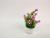 New white basin small morning glory bonsai simulation flower plant plastic flower accessories home furnishing flowers